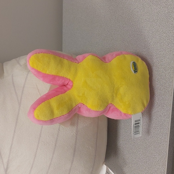 Peeps Plush Lot of 2 Mummy and Yellow Bunny - Picture 7 of 16